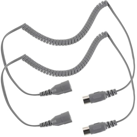 Generisch 2 Stück Ersatz Netzkabel für Nagelfräser Griff Kabel aus Abs und Metall 30000rpm Hochleistungs Kabel für Maniküre und Nagelkunst Sessions