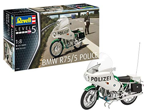 Revell GmbH Revell 07940 7940 - Kit de Modelos de plástico para BMW R75/5, Multicolor, 1/8