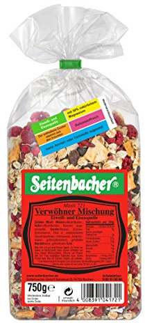 Seitenbacher Müsli Verwöhner-Mischung I Vollkorn I viele Beeren I ohne zugesetzten Zucker I ohne zugesetztes Fett I (1 x 750 g)