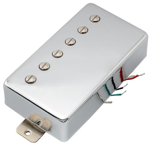 Artec LPA210 Alnico 5 Humbucker Tonabnehmer Hals Pickup 8,4K Chrom | für LP Style E-Gitarre