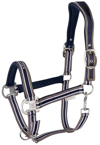 Waldhausen Halfter Athletic, Nachtblau/Taupe, Pony