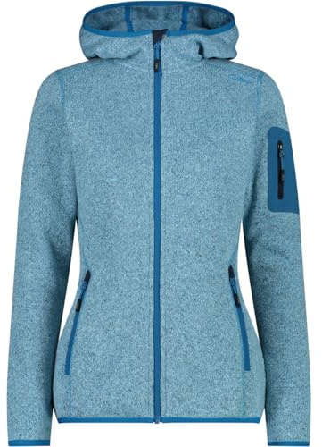 CMP - Damenjacke mit fester Kapuze, Anis-Jade-B.Blau, M
