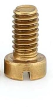 Messing-Zylinderkopfschraube mit Schlitz 84 Messingschraube Messingbolzen 65 M2 M2,5 M3 M4 M5 M6 M M1 M1,2 M1,4 M1,6 M2 M2,5 M3 M4 M5 M6 M8 (Color : 16mm, Size : M4 20pcs)