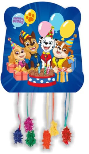 BeenSmile, PAW PATROL PIÑATA, Kids Party Supplies, Piñata to Fill with Toys or Sweets, Children's Party Decoration, Birthday Parties and Celebrations