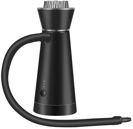 Fumoir A Froid Copeaux de Bois Jardin Sciure de Hetre Pour Fumoir Touilleur Ensemble de Fumeurs Cuisine MoléCulaire Whisky Restaurant Occidental Steak Cocktail de Copeaux de Bois Fumes Maison (Noir)