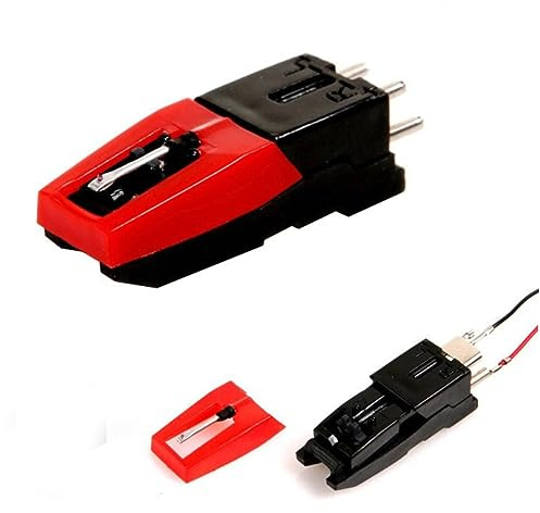 Toyvian Vintage Grammophon Nadel und Ersatzteil für Schallplattenspieler und Plattenspielernadeln mit Konischer Form aus Kunststoff für Bessere Basswiedergabe