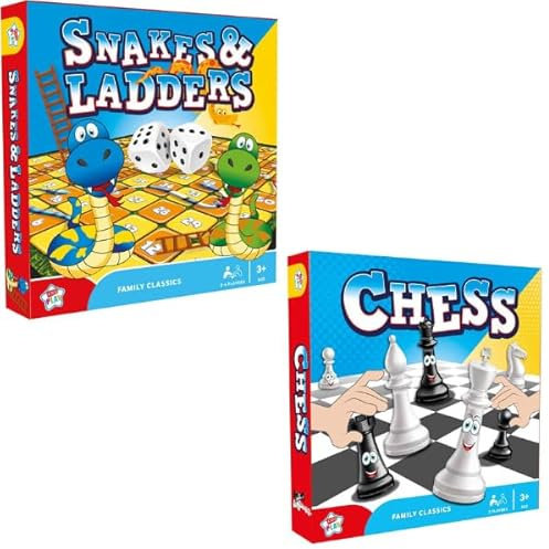 GAMES BUNDLE - Snakes & Ladders, Ludo, Chess, Four In A Row, Beware Of The Buzz, Draughts, The Big Bluff, Pop & Hop Careful Crocodile (Chess + Draughts)