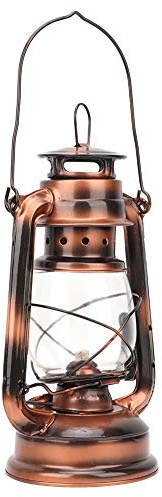 Farolillo antiguo vintage de queroseno de metal para colgar, farol de huracán, farol de queroseno retro para exteriores, para pub Inn, lámpara de exterior, decoración del hogar