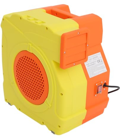 Gebläse Hüpfburg Luftbläser Luftgebläse 2 PS für aufblasbare Burgen und Rutschen 1080m³/h Luftvolumen IP24 wasserdicht AC 220-240V Kompaktes Design für Außenbereiche schnelle Inflation