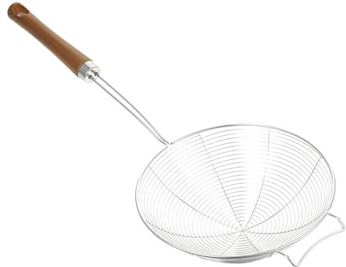 UTHCLO Colador De Cocina De Acero Inoxidable Colador De Malla Para Frituras y Verduras