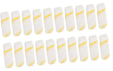 DIYEAH 20piezas Funda Para Rodillo De Pintura De Mini Rodillos De Poliéster Para Pared Herramientas Suaves Para Decoración