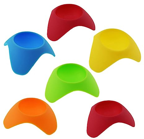 FUNOMOCYA 6piezas Hueveras De Silicona Lavavajillas Huevera Resistente No Rayas No