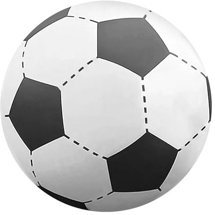 Palline Sportive Gonfiabili Giganti - Grande Piscina All'aperto Pallone Da Spiaggia, Bacino Di Calcio Classico | Giocattolo Gonfiabile Estate Oversize, Gioco Di Gioco Di Novità Divertente Per La Festa
