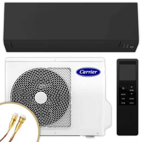 Carrier Split Klimaanlage | High Line | 5,0 kW | Mattschwarz | Quick Connect