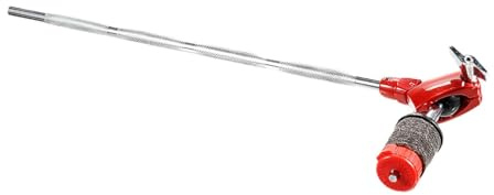 kowaku Brazo para platillos Soporte para platillos Piezas musicales Brazo largo Caja para niños Principiantes livianos Soporte de extensión Agarrador, Rojo