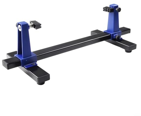 Soporte de abrazadera ajustable para PCB rango de 0 a 300 mm para montaje de soldadura de placa de circuito con rotación de 360 ° base de goma estable para reparación electrónica y proyectos de