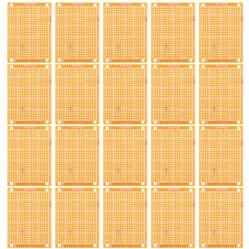 NUOBESTY Cartes Soudables Polyvalentes en Résine et Fibre de Verre Lot de 20 et Faciles à Transporter pour Circuits Imprimés Électroniques pour Expériences de Soudure