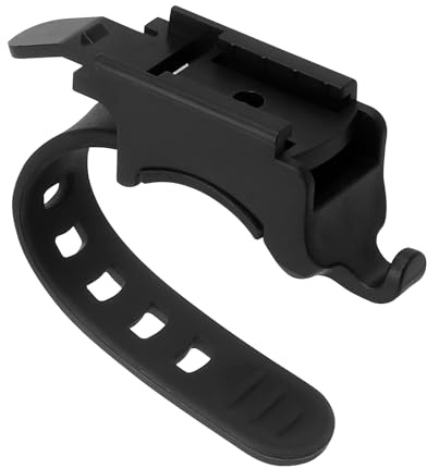 JYYWTSI Universal Torch Holder for Bicycle, Silicone Front Light Holder with Soft Strap, Non-Slip, Vibration Dampening, Waterproof for Night Driving, Camping, Outdoor