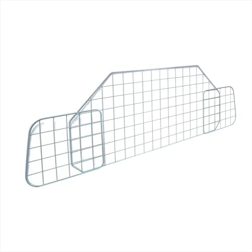 UKB4C Mesh Dog Guard Universal Fitting Car Headrest Travel Grill - Adjustable Pet Safety Barrier Rear Boot Attachments