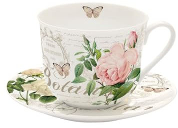 Easy Life Coffret Déjeuner Tasse 40 cl Jardin Botanique - 1454JARB - Easy Life 400 ml