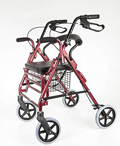 Antar AT51018 Aluminium Rollator mit Korb, 9400 g