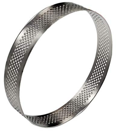 BESPORTBLE 1stück Runder Tortenring Aus Edelstahl Mit Perforiertem Design Mousse-Kreis Für Kuchen Tarts Und Desserts Küchenhelfer Für Backfreunde Leicht Zu Reinigen Und Langlebig