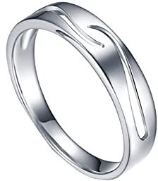 KnBoB Platin 950 Herren Ringe Linie Ringe Verlobungsring Gr. 66 (21.0)