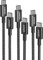 Anker USB C Kabel, [3Stück 1m+1,8m+3m ] 100W Ladekabel USB C, 333 USB C auf USB C Kabel 180cm lang für iPhone 16 15 Serie Samsung Galaxy S24 S23 MacBook Pro Air iPad Pro Air Pixel Switch LG und mehr