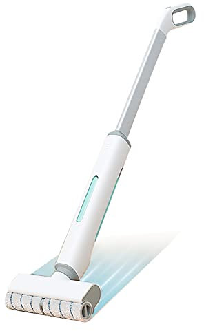 BOTOWI Sweep Mop and Wash Limpiador de Pisos inalámbrico 3 en 1, trapeador eléctrico autolimpiante, Madera, Azulejos, laminados y Pisos Duros