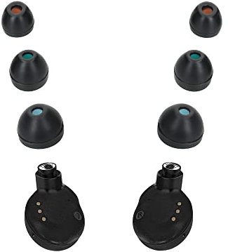 kwmobile 6x Replacement Ear Tips Compatible with Sony WF-C500 Headphone/WI-C200 Headset - Set of Silicone Eartips for Earbuds Headphones