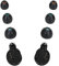 kwmobile 6x Replacement Ear Tips Compatible with Sony WF-C500 Headphone/WI-C200 Headset - Set of Silicone Eartips for Earbuds Headphones