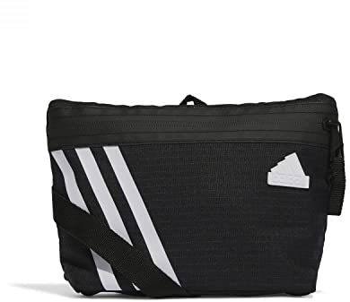 adidas Unisex Back to School Future Icons Organizer Bag, Black/White, One size
