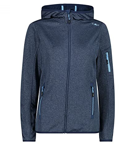 CMP Damen Knitted Hoodie Jacke Fleecejacke Fleecepullover