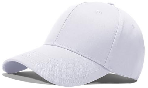 Favuit Baseball Cap Herren Damen, Athletic Baseballkappe Unisex Kappe Verstellbar Einfarbig Basecap Einheitsgröße Baumwolle Sonnenhut für Sport Reisen Draußen