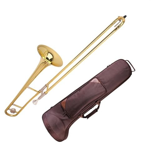 Professionelle Posaune Messingkorpus Altposaune Instrument B Flat Erwachsenenposaune Mit Aufbewahrungskoffer Und Zubehör