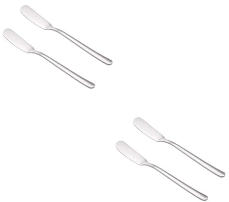 Amosfun 4 Pièces Épandeur De Beurre Lame De Beurre Épandeur De Confiture Tartineur De Beurre Chauffant Spatule En Acier Inoxydable Beurre Chaud Pinceau à Beurre Tartineur De Beurre Fondu