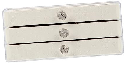 DEARMAMY Schmuck-organizer Schmuckhalter Ohrring-organizer Aus Kunststoff Displaybox Mit Mehreren Gittern Für Den Einsatz Im Home Store