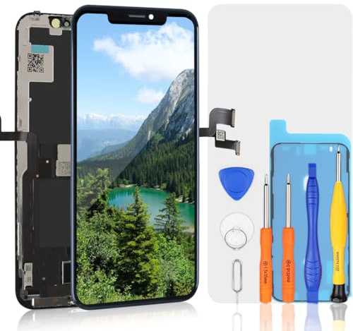 bokman for iPhone XS Black LCD Screen Replacement Parts Display Assembly Front Panel