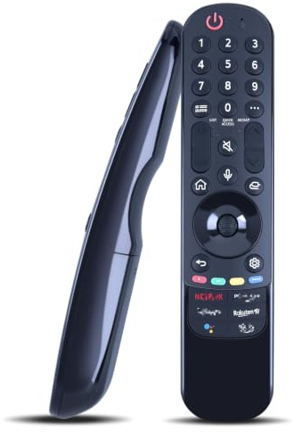 CLVIZCXOM Télécommande compatible avec télécommande LG Magic MR22GA | Pas de commande vocale compatible avec AKB76039901 Noir