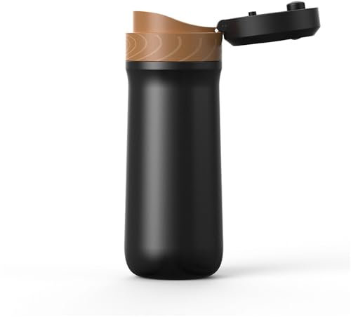 Cafetière de voyage en acier inoxydable - Cafetière à piston portable pour le bureau ou la maison