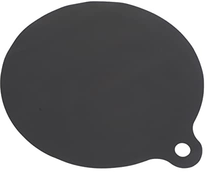 SOLUSTRE Induction Cooktop Mat Heat Insulated Silicone Cooker Pad Non-Slip Round 165x190mm Protective Kitchen Heat Mat for Induction Stoves