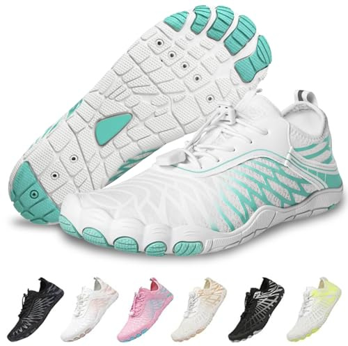 Barefoot Shoes for Women & Men, Grounded Walking Hiking Barefoot Shoes, Wide Toe Box Non-Slip Water Athletic Footwear, Comfortable Vitality Barefoot Footwear, Trail Running Sneakers Unisex.