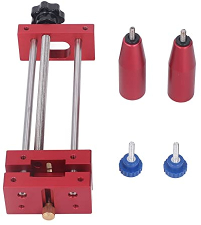 Woodworking Tenoning Clamping Device | Aluminum Alloy Manual Pusher Guide for Router Table Saws/Band Saws/Planers | Highest Clamp Width 170mm & Height 21.5mm