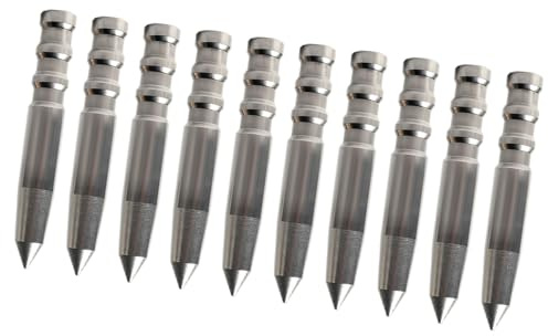 Pointeau manuel de qualité professionnelle Instrument de positionnement de précision Acier au carbone résistant à la corrosion Pour une utilisation en atelier Travail du bois Jeu de grains