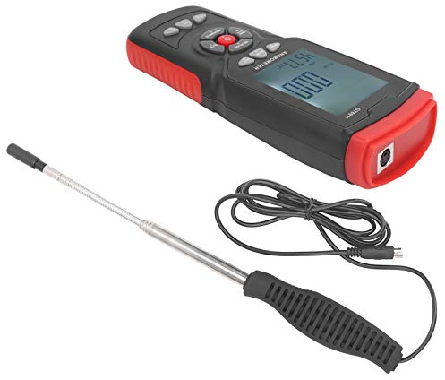 RASTKY Anemometro Termico con Display Retroilluminato per Test della velocità del in Vari Ambienti