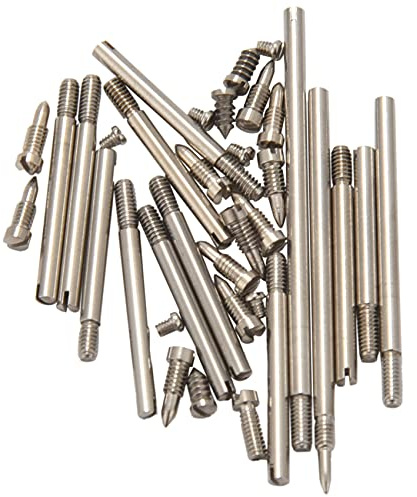 Luoilba 34 StüCke/Set Klarinetten Teile Schrauben + Klarinetten Wellen Stangen Kit DIY Werkzeug Blas Instrument ZubehöR