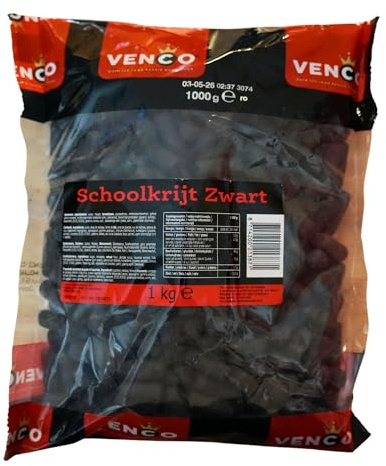 Venco | Schoolkrijt | Zwart | 1 kg