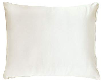 THXSILK Kissenbezug aus 100% Seide für Haar und Haut 25 Momme Maulbeerseide Kopfkissenbezug, Hypoallergen Kissenbezüge mit verstecktem Reißverschluss (80x80cm, Weiß)