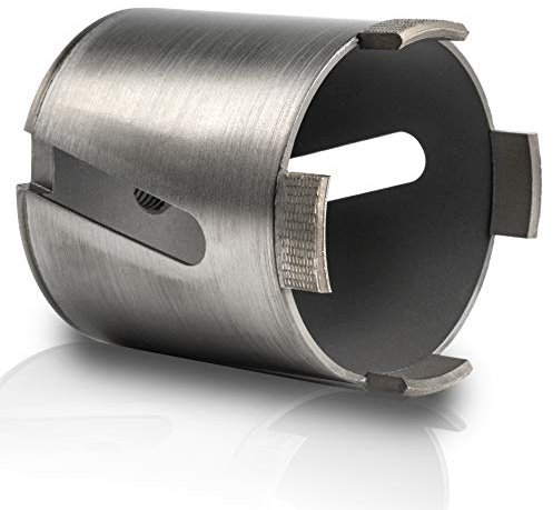 Bohrkrone 82mm für Steckdosen - Diamant Dosenbohrer 82mm Mauerwerk, Beton, Ziegel, KS Stein uvm | rendech® Markenqualität