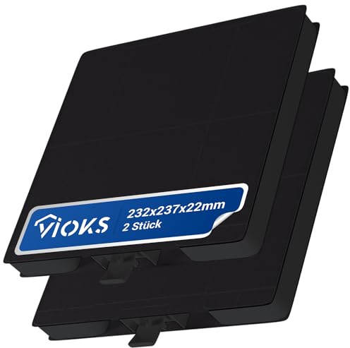 VIOKS 2x Aktivkohlefilter Dunstabzugshaube Ersatz für Bosch DHZ5326